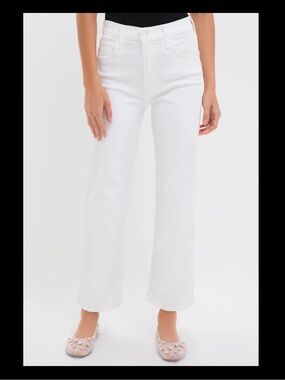 MOTHER Rambler Zip Ankle Jeans in Fairest of them all